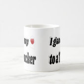 Ich gab meinem Herz einen schwarzen Text für einen Kaffeetasse (Mittel)