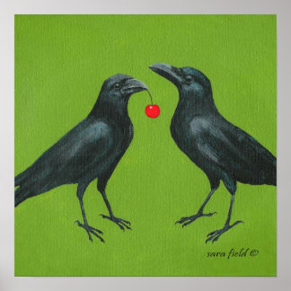 Ich gab meiner Liebe eine Kirsche Poster