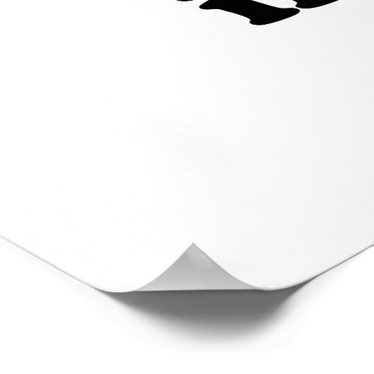 "Ich gäbe ihm Null Sterne" Poster (Ecke)