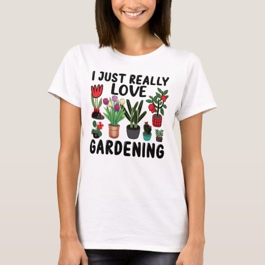 Ich garniere wirklich Liebe T-Shirt (Vorderseite)
