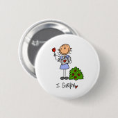 Ich Garten Button (Vorne & Hinten)