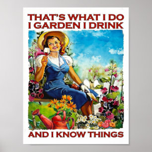 Ich Garten Poster