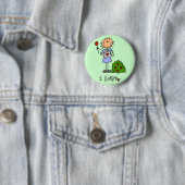 Ich Garten T-Shirts und Geschenke Button (Beispiel)