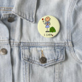 Ich Garten T-Shirts und Geschenke Button (Beispiel)