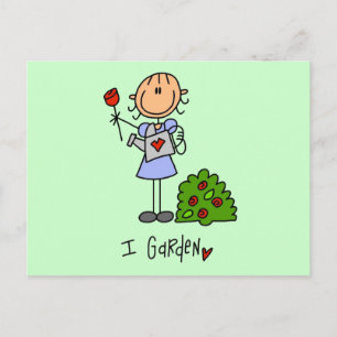 Ich Garten T-Shirts und Geschenke Postkarte
