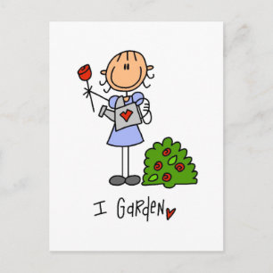 Ich Garten T-Shirts und Geschenke Postkarte