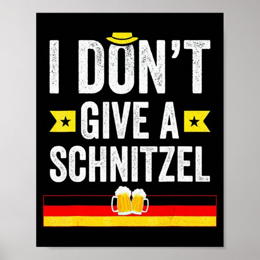 Ich geb' kein Schnitzel auf Deutsch Poster (Vorne)