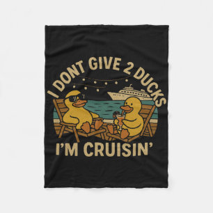 Ich Gebe 2 Enten Nicht, Ich Fahre T-Shirt – Lustig Fleecedecke