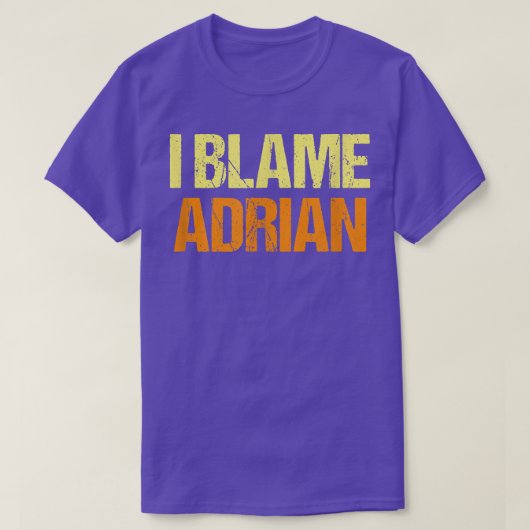 Ich gebe Adrian Funny Friends Spaß Buddy weiß es A T-Shirt (Design vorne)