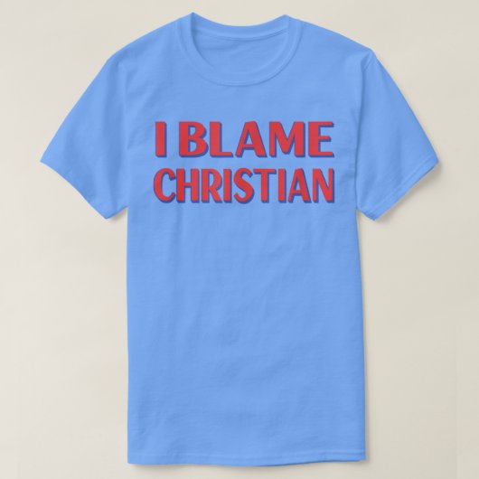 Ich gebe Christlichen Freunden Name Buddy Nickname T-Shirt (Design vorne)