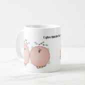 Ich gebe Dank für Sie! Kaffeetasse (Vorderseite Links)