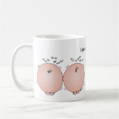 Ich gebe Dank für Sie! Kaffeetasse (Links)