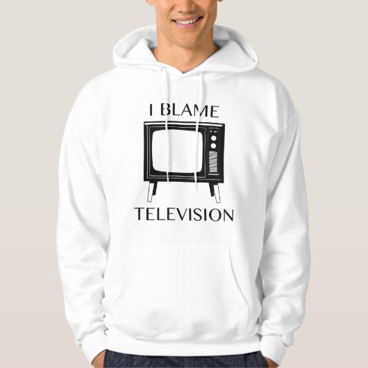 Ich gebe dem Fernsehen die Schuld Hoodie (Vorderseite)