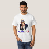 Ich gebe dir die Schuld - Retro Uncle Sam T-Shirt (Vorne ganz)
