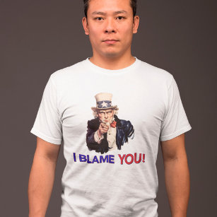 Ich gebe dir die Schuld - Retro Uncle Sam T-Shirt