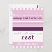 Ich gebe dir Erholung Postkarte (Vorne/Hinten)