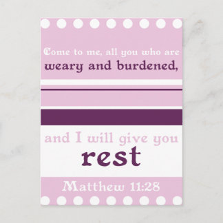 Ich gebe dir Erholung Postkarte