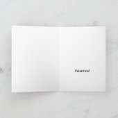 Ich gebe dir etwas Honig, Valentinstag-Bär Karte (Innenseite)