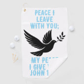 Ich gebe dir meinen Frieden Golfhandtuch (Insitu)