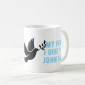 Ich gebe dir meinen Frieden Kaffeetasse (VorderseiteRechts)