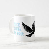Ich gebe dir meinen Frieden Kaffeetasse (Vorderseite Links)