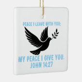 Ich gebe dir meinen Frieden Keramikornament (Rechts)