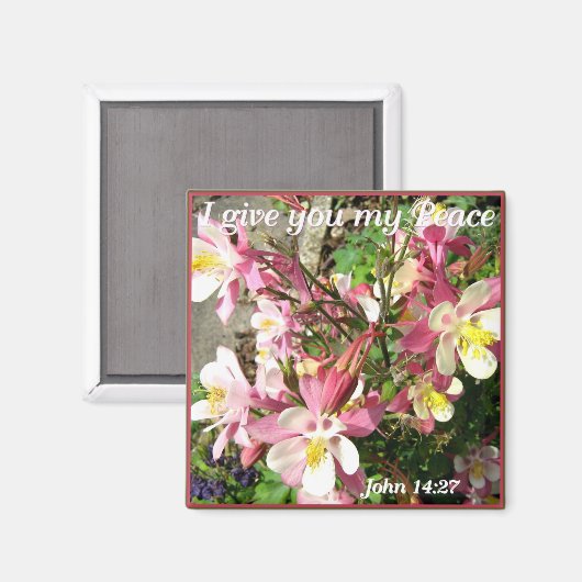 "Ich gebe dir meinen Frieden!" Magnet (Vorderseite/Rückseite)