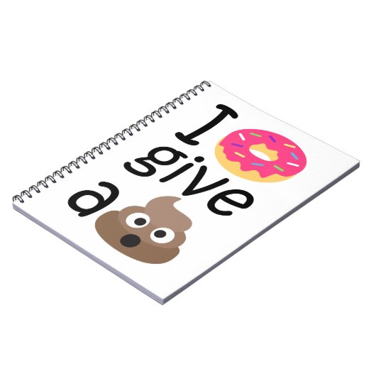 Ich gebe ein gekackt Emoji Notizblock (Linke Seite)