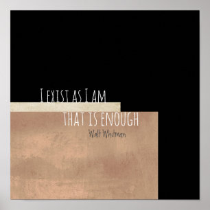 Ich gebe ein inspirierendes literarisches Zitat vo Poster