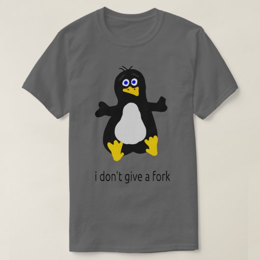 ICH GEBE EINEN FARK LINUX FAN T-Shirt (Design vorne)