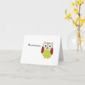 Ich gebe einen Hoot! Grußkarte Karte (Gelbe Blume)