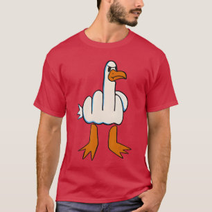 Ich gebe einer Ente keinen Stinkefinger Lustig Bel T-Shirt
