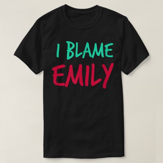 Ich gebe Emily Friends Vorname Buddy Nickname Pe d T-Shirt (Design vorne)