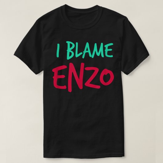 Ich gebe Enzo Friends Vorname Buddy Nickname Per d T-Shirt (Design vorne)