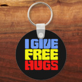 Ich gebe gratis Schläger Schlüsselanhänger (Vorderseite)