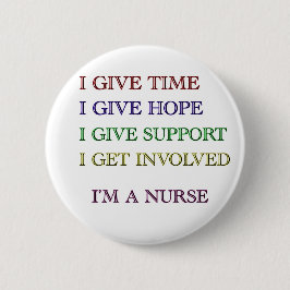 ICH GEBE, ich bin EINE KRANKENSCHWESTER Button