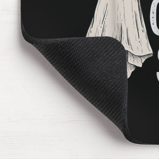 Ich gebe kein Blatt Boo Funny Halloween Mousepad (Ecke)