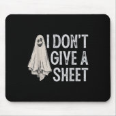 Ich gebe kein Blatt Boo Funny Halloween Mousepad (Vorne)