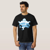 Ich gebe kein Blatt - Funny Ghost-Zitat T-Shirt (Vorne ganz)