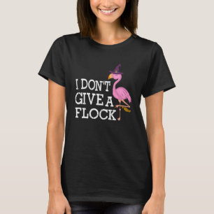 Ich gebe kein Flock Pink Flamingo Halloween T-Shirt
