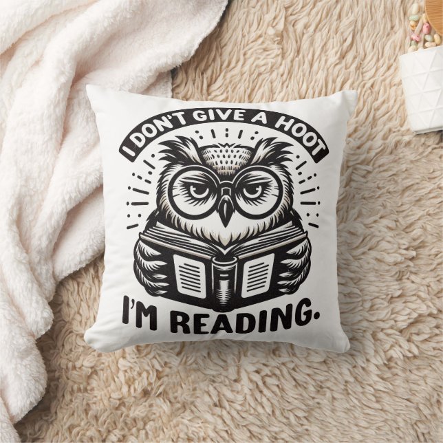 Ich gebe kein Hoot Kissen (Decke)