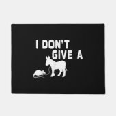 Ich gebe kein Ratten-Geschenk lustigen Donkey, Ani Fußmatte (Vorderseite)