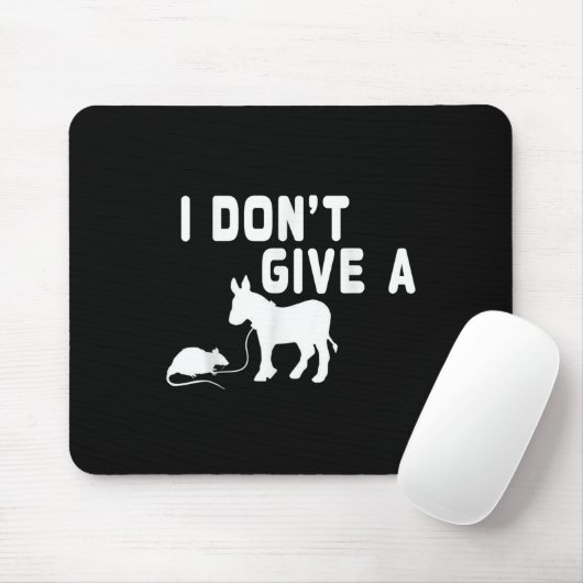 Ich gebe kein Ratten-Geschenk lustigen Donkey, Ani Mousepad (Mit Mouse)