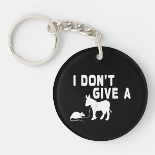Ich gebe kein Ratten-Geschenk lustigen Donkey, Ani Schlüsselanhänger