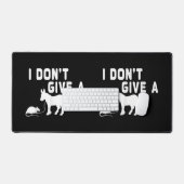 Ich gebe kein Ratten-Geschenk lustigen Donkey, Ani Schreibtischunterlage (Tastatur & Maus)