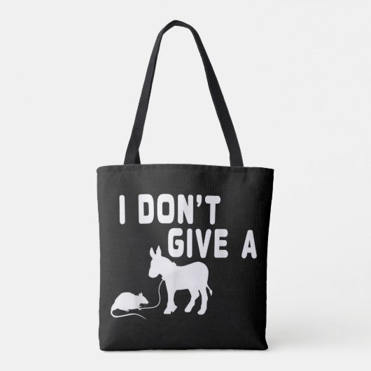 Ich gebe kein Ratten-Geschenk lustigen Donkey, Ani Tasche (Rückseite)