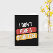 Ich gebe kein Schnitzel _1 Karte (Gelbe Blume)