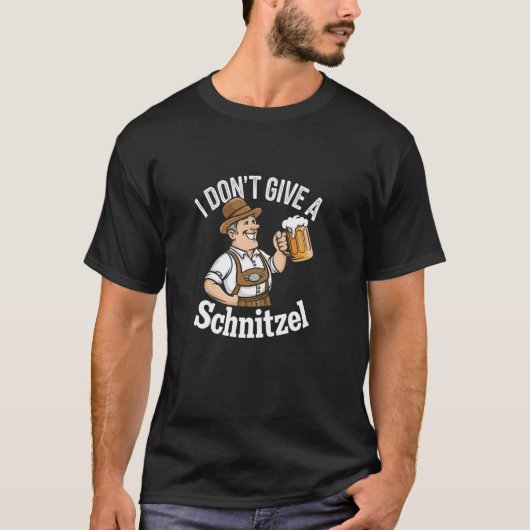 Ich gebe kein Schnitzel-Bayer T-Shirt (Vorderseite)