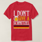 Ich gebe kein Schnitzel Deutscher Bierwurst Funny T-Shirt (Design vorne)