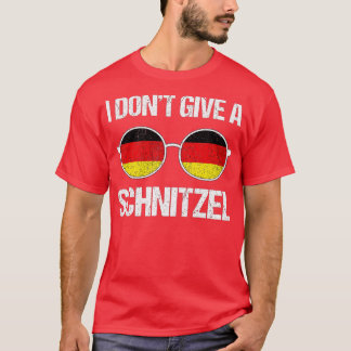 Ich gebe kein Schnitzel-Deutschland-Flag-Oktoberfe T-Shirt
